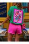 Shamss Print T-Shirt T-Shirt (Women)
