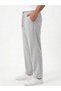 Men's Linen Look 100% Cotton Relaxed Trousers with Elastic Waist - 2