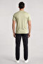 Men's Short Sleeve Crew Neck Relaxed Fit Green T-Shirt - 4