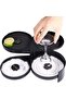 TonJin 1 Pack 3 Tier Bar Glass Rimmer for Margarita and Cocktail, Bartender Tool,Salt Box Spice Container