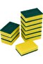 DC2995 Sponge Scrubber Pack of 10, Green/Yellow