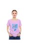 Women's Printed Design T-Shirt (Team Girl)| Round Neck Regular Fit T-shirt