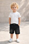 Boy's Elastic Waist Denim Shorts 1-5 Years - 124232