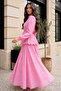 Fisto Skirt Set A7019 Pink - 2