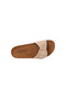 Platform Women's Slippers with Stones and Buckles - 3