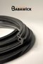 Nat05 Professional Oil-Resistant Pure Rubber Pvc Door Window Gasket 25 Mt Black Insulation Seal - 5