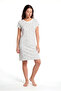 Red / White Heart Patterned 100% Cotton Women's Dress Lcoliwia