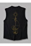 Men's oversized crew neck sleeveless t-shirt - longline