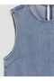 Lcw Vision Crew Neck Jean Blouse - 2