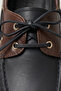 Royal Marine Black Brown Premium Leather Men's Loafers - Handcrafted Custom Design Classic Boat Shoes - 5