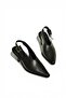 Y654322203 Black Genuine Leather Thick Low Heeled Western Shoes - 4