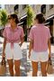 New Season Woven Fabric Short-Fastened Women's Shirt - 3