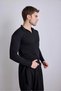 Kremp Fabric Nurse Collar Long Sleeve T-Shirt - 2