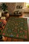 Sdt Classic Vintage Style Flower Garden Patterned Burgundy Red Woven Base Decorative Carpet Sdt1326