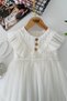 My Little One's Fisto Lace Detailed Girls' Tutu Dress - Ecru - 2