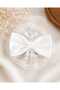 White Bow Buckle with Lace Detail - 2