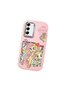 Pink Silicone Case with Shock-Absorbing Camera Protection Compatible with Samsung Galaxy S21 Fe - 4