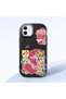 Black Silicone Case with Shock-Absorbing Camera Protections Compatible with iPhone 11