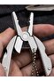 Silver Portable Stainless Steel Multi-Tool Pliers Screwdriver Keychain Travel Kits Perfect For Outdo - 8