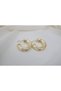 Kp497 Kruvasan Model Burgu Halka Earrings (Inner Diameter 13 mm Thickness 6 mm)