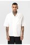 Pocket detailed short sleeve oversize linen shirt - 5