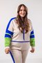 Women's Plus Size Garnished Tracksuit Set - 8