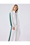 6Sf1001-Of Women's Zippered Sweatshirt - Off-White - 2