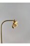 Special Series Zra Model Medium Gold Leaf Plate Gold Earrings - 3