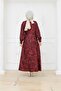 Half Buttoned Buckle Detail Winter Tunic Dress - 6