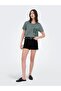 Only Cotton Denim Shorts 15370779 - 3