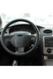 Car Steering Wheel Buttons Panel Cover for Ford Focus 2 MK2 2005 - 2011 3Pcs Carbon Fiber Trim St... - 3