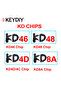 5pcs KD 4D Chip 5 10pcs/lot Car Key Chip KD 4C/4D KD 48 KD 46 4C 4D 46 48 8A Copy Transponder for KE