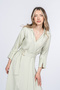 Women's Summer Mint Elvina Modern Double Breasted Dress Stylish Casual Comfortable Dress 50393 - 6