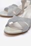 Women's Cross-Heel Covered Heel Sandals Metallic - 3