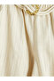 Nevavm Striped Belted Wide Leg Girls' Trousers with a Difference - 5