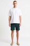 Men's Plus Size Shorts High Waist Plain Pattern Short Length Woven Look Pipe Leg - 4