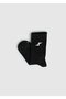 Black Es002 Black Tennis Single Socks