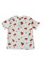 Girls' Short Sleeve Pajama Set 100% Cotton Single Jersey Fabric Strawberry Pattern Crew Neck - 3