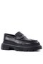 - Genuine Leather Black Color Casual Men's Shoes - 250-132470 - 2