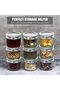 Silk Route - Glass Mini Canning Jars with Airtight Lids & Bands, Quilted Crystal for Jams, Spice Storage, Wedding/Favors, Preserves, Drinking, 12-Pack - 3