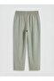 Lcw Grace Elastic Waist Linen Blend Women's Trousers - 6