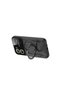Vivo Y16 Case Joy Lens Stand Cover - Black - 2