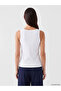 Lcw Everyday White U-Neck Women's Undershirt - 4