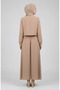 Aerobin Fabric Button Detailed Double Suit 2269-01 Beige - 3