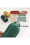 Silk Route - Portable Wheat Straw Travel Utensil Set with Case: 4 Sets Reusable Cutlery for Kids, Adults - 7