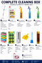 ALKANZ Complete Cleaning Box – 12 Essential Cleaning Items | All-in-One Home & Office Cleaning Kit | Floor, Bathroom, Glass & Multi-Surface Cleaning Set - 3