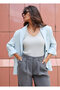 Anthracite Color Modal Palazzo Trousers - 5