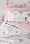 Young Room Single Fitted Sheet Duvet Cover Set Lovella Pink - 2