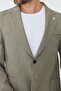 Khaki Mono Collar Regular Fit Men's Sports Jacket - 5