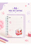 A6 Mini Notepad Kawaii Rabbit Pattern Spiral Notebook - 2